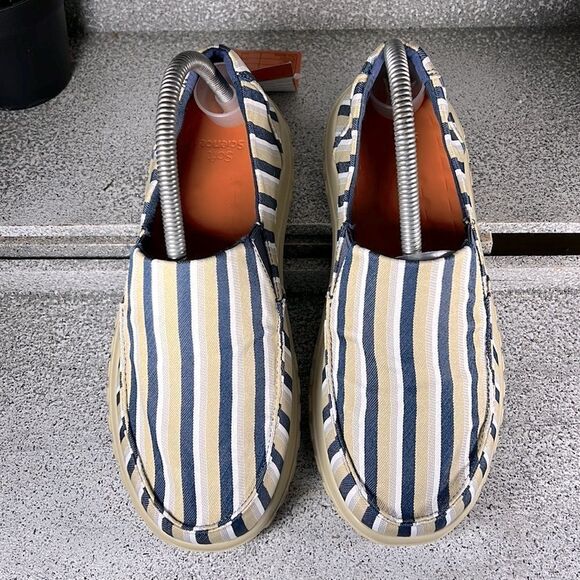 NWT Soft Science Durango Canvas Striped Slip On Sneakers Shoes Size 8 - Picture 2 of 8